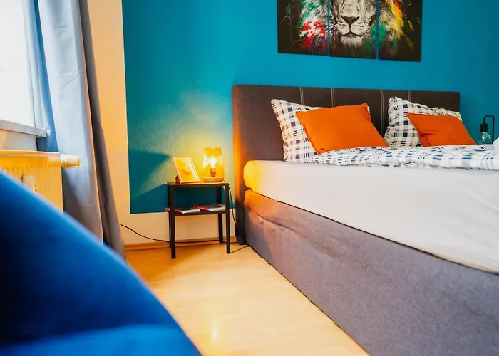 Blue Chili 08 - Magdeburg 2-Zimmer Altbau, Wi-Fi, 5 Pax